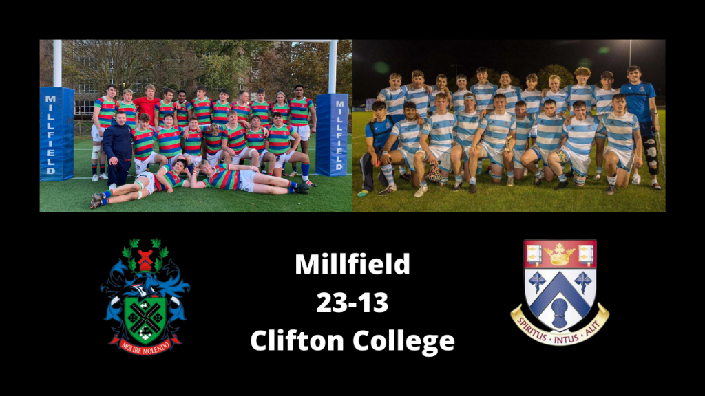 Website Millfield 23-13 Clifton College