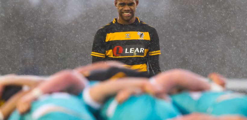 Wasps U18’s v Worcester Warriors U18’s in the Premiership Rugby Academy League at Aylesbury RFC on Saturday 8 January 2022.
