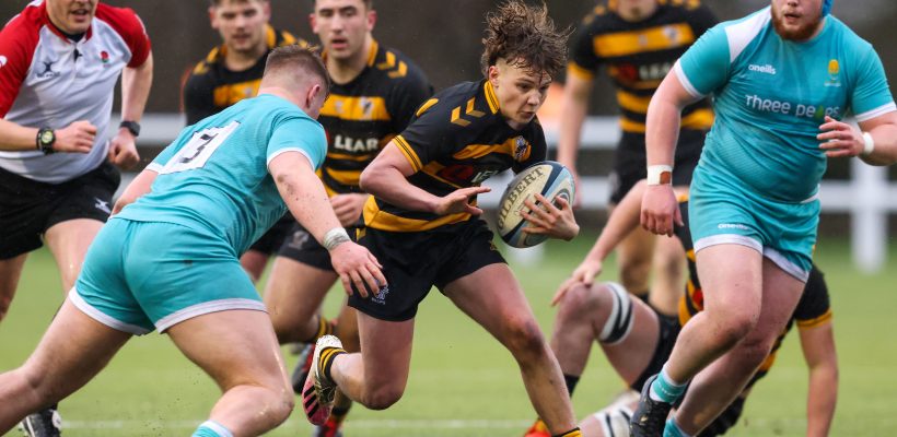 Wasps U18’s v Worcester Warriors U18’s in the Premiership Rugby Academy League at Aylesbury RFC on Saturday 8 January 2022.