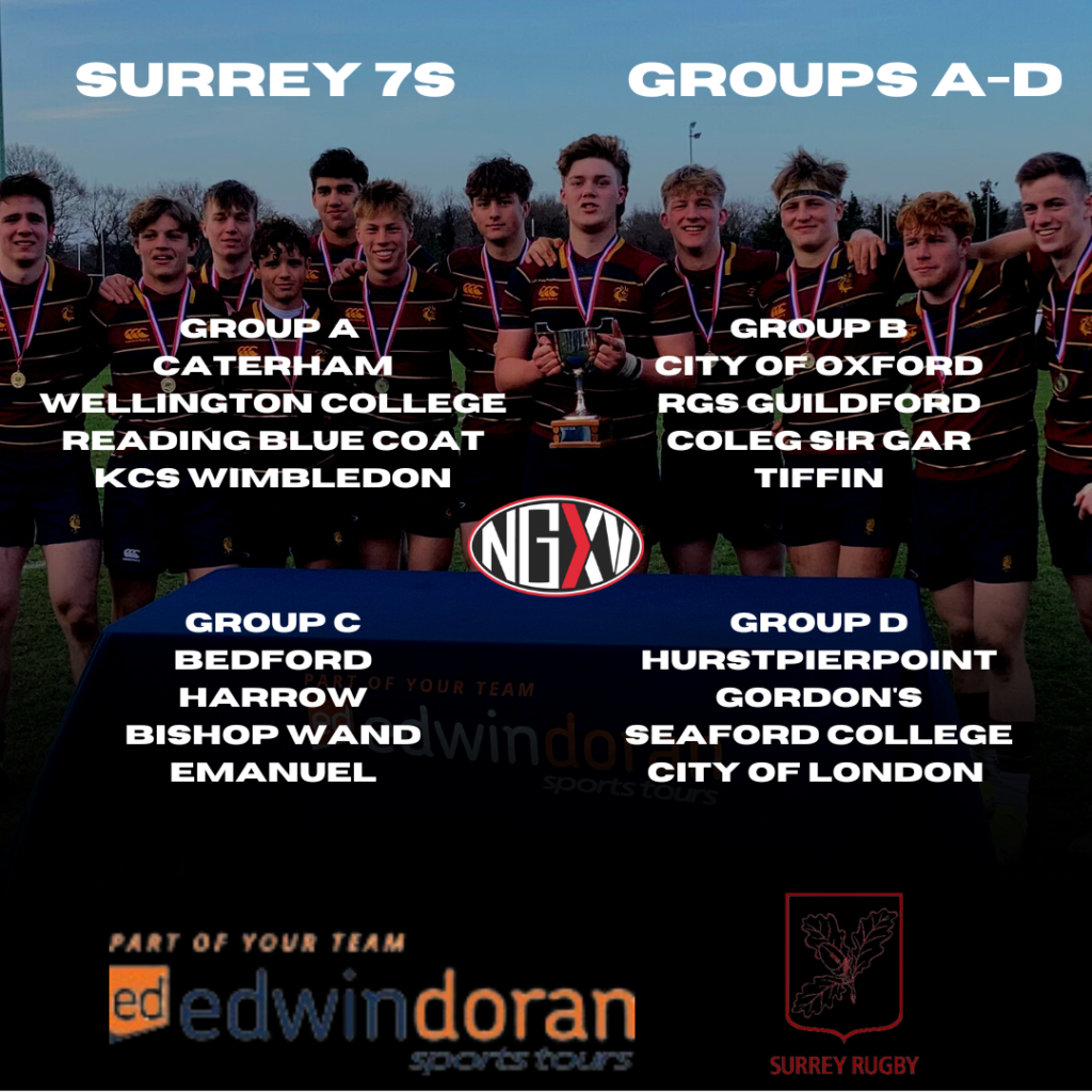 School 7s Edwin Doran Surrey Schools Senior 7s Draw & Preview ahead